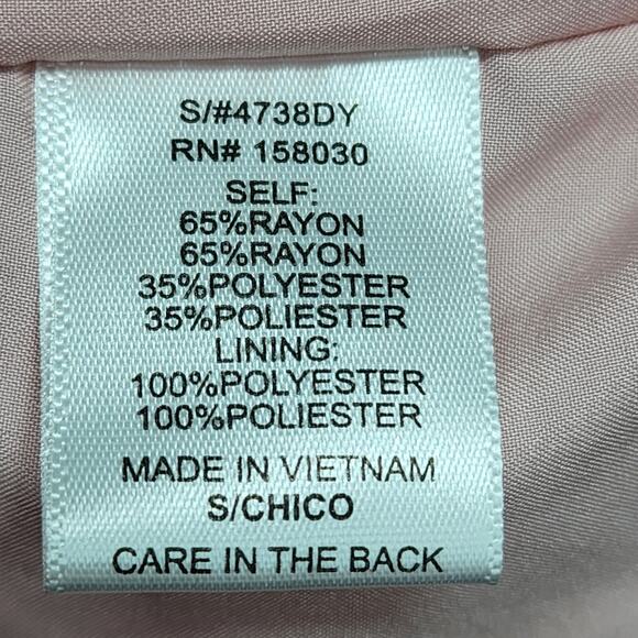 Love Tree Dress Women SMALL Pink Ruffled Crinkle Gauze Lined Beach Coastal Summe - Picture 12 of 13